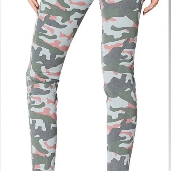 William Rast olive/pink camo Jane skinny 26 - Picture 4 of 6